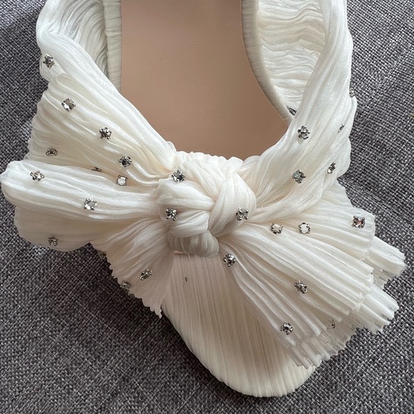 Loeffler Randall Camellia Pleated Knot Sandals - Picture 4 of 6